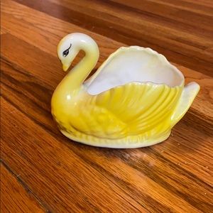 Adorable ceramic swan